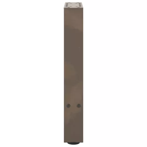  2 db natúr acél dohányzóasztal láb 38x(42-43) cm acél