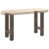  2 db natúr acél dohányzóasztal láb 38x(42-43) cm acél