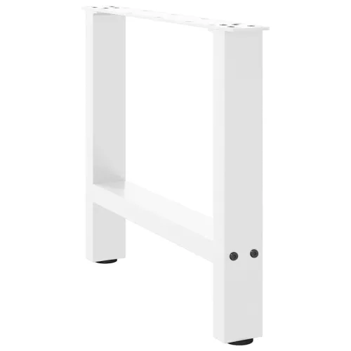  2 db fehér dohányzóasztal láb 50 x (42-43) cm acél