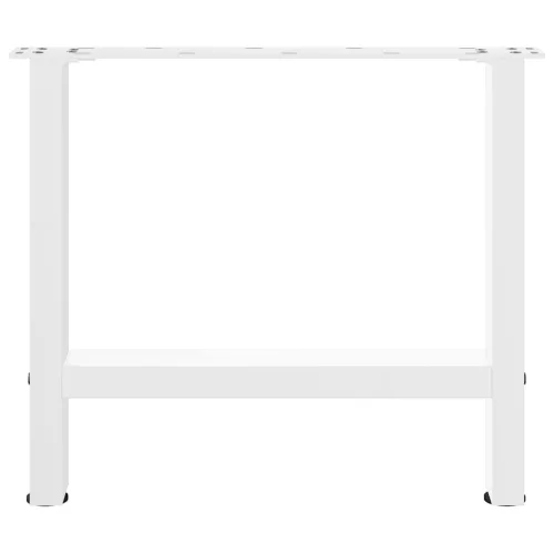  2 db fehér dohányzóasztal láb 50 x (42-43) cm acél