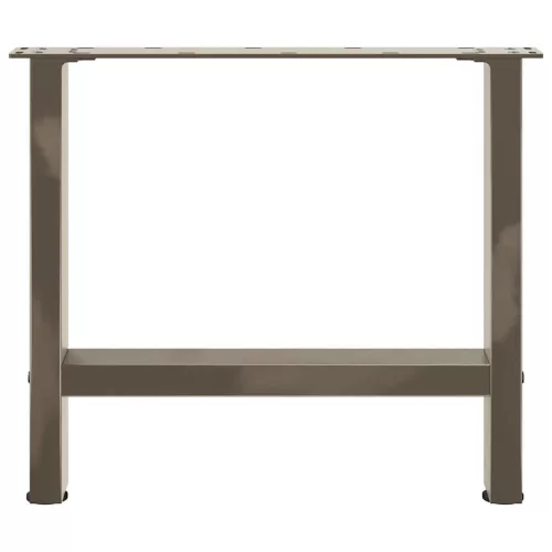  2 db natúr acél dohányzóasztal láb 50 x (42-43) cm acél