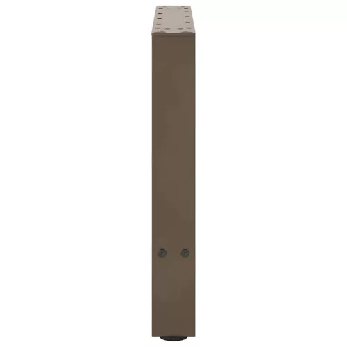  2 db natúr acél dohányzóasztal láb 50 x (42-43) cm acél