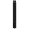  2 db fekete acél dohányzóasztal láb 60 x (42-43) cm