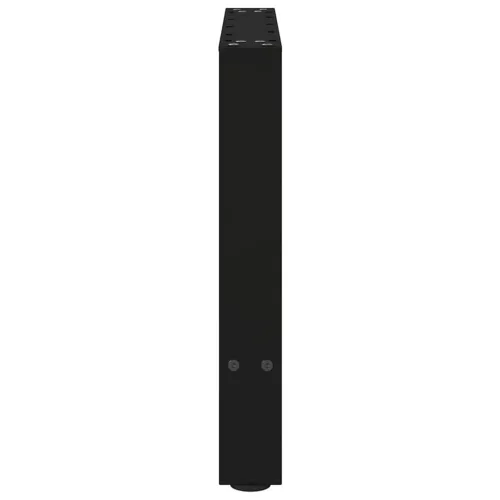  2 db fekete acél dohányzóasztal láb 60 x (42-43) cm