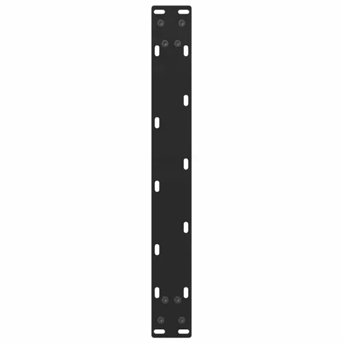  2 db fekete acél dohányzóasztal láb 60 x (42-43) cm
