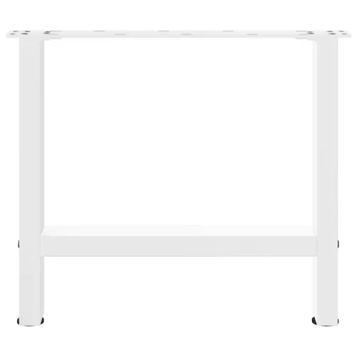  2 db fehér dohányzóasztal láb 60 x (42-43) cm acél
