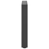  2 db antracitszürke acél dohányzóasztal láb 60 x (42-43) cm