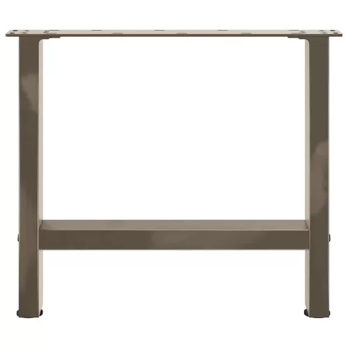  2 db natúr acél dohányzóasztal láb 60 x (42-43) cm acél