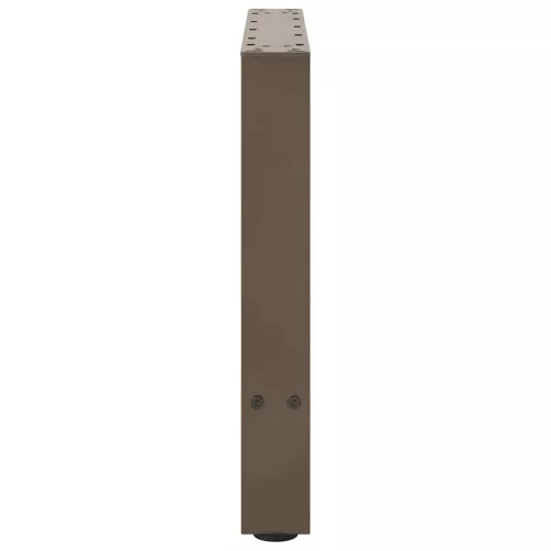  2 db natúr acél dohányzóasztal láb 60 x (42-43) cm acél