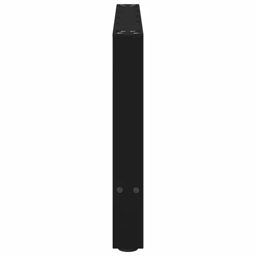  2 db fekete acél dohányzóasztal láb 70 x (42-43) cm