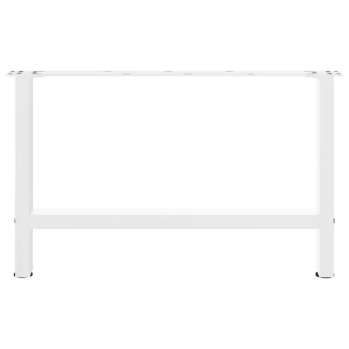  2 db fehér dohányzóasztal láb 70 x (42-43) cm acél