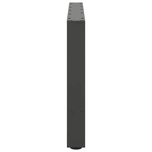  2 db antracitszürke acél dohányzóasztal láb 70 x (42-43) cm