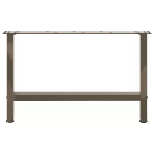  2 db natúr acél dohányzóasztal láb 70 x (42-43) cm acél