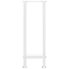  2 db fehér acél konzolasztal láb 28 x (72-73) cm