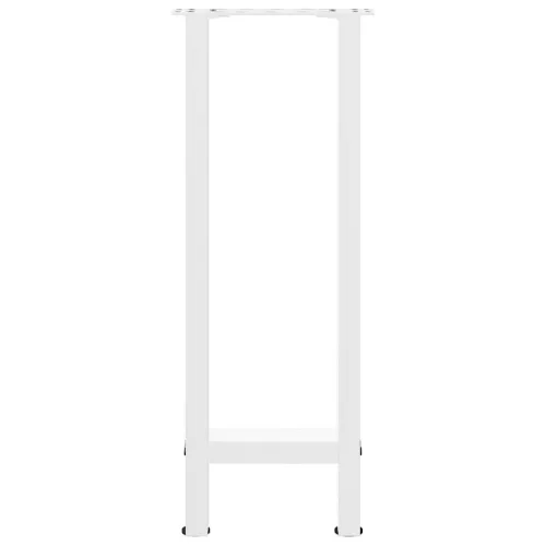  2 db fehér acél konzolasztal láb 28 x (72-73) cm