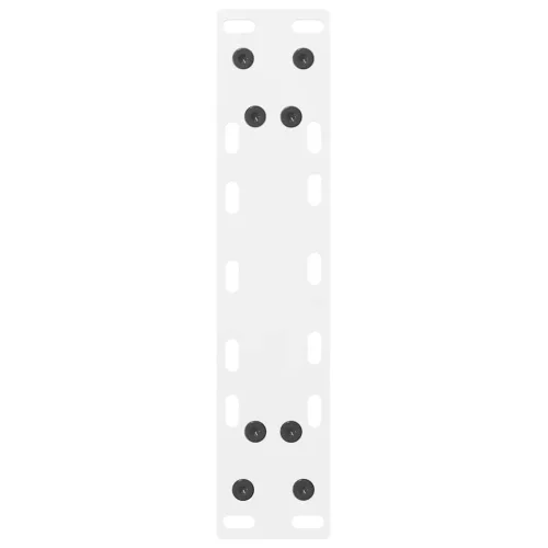  2 db fehér acél konzolasztal láb 28 x (72-73) cm