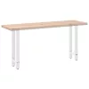  2 db fehér acél konzolasztal láb 28 x (72-73) cm