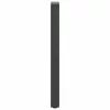  2 db antracitszürke acél konzolasztal láb 28 x (72-73) cm