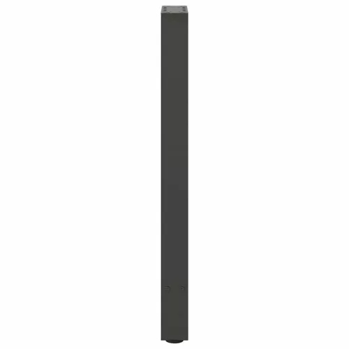  2 db antracitszürke acél konzolasztal láb 28 x (72-73) cm
