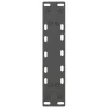  2 db antracitszürke acél konzolasztal láb 28 x (72-73) cm