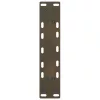  2 db natúr acél konzolasztal láb 28 x (72-73) cm acél