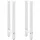  2 db fehér acél konzolasztal láb 38x(72-73) cm