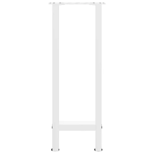  2 db fehér acél konzolasztal láb 38x(72-73) cm
