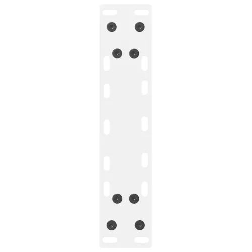  2 db fehér acél konzolasztal láb 38x(72-73) cm