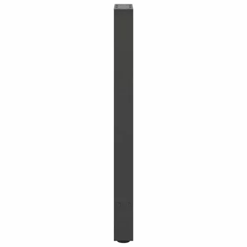  2 db antracitszürke acél konzolasztal láb 38x(72-73) cm