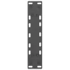  2 db antracitszürke acél konzolasztal láb 38x(72-73) cm