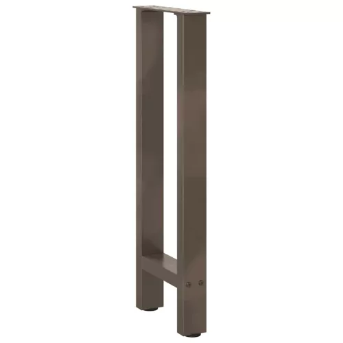  2 db natúr acél konzolasztal láb 38x(72-73) cm acél
