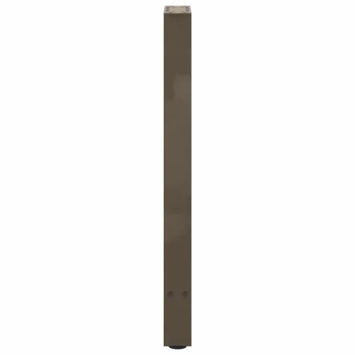  2 db natúr acél konzolasztal láb 38x(72-73) cm acél