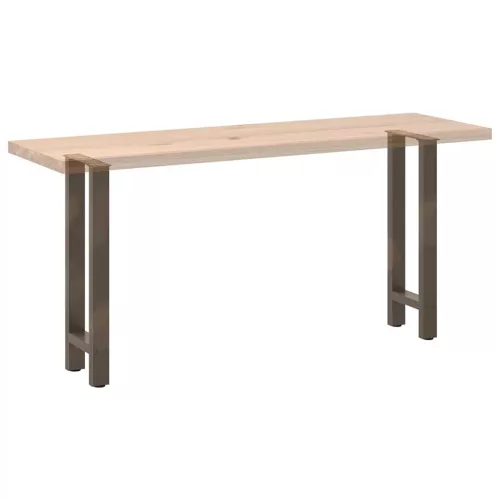  2 db natúr acél konzolasztal láb 38x(72-73) cm acél