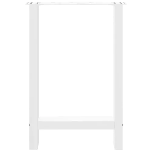  2 db fehér étkezőasztal láb 50 x (72-73) cm acél étkezőasztal láb