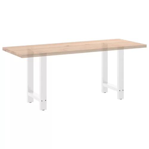  2 db fehér étkezőasztal láb 50 x (72-73) cm acél étkezőasztal láb