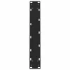  2 db fekete acél étkezőasztal láb 60 x (72-73) cm