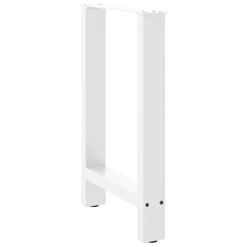  2 db fehér étkezőasztal láb 60 x (72-73) cm acél