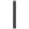 2 db antracitszürke acél étkezőasztalláb 60x(72-73) cm