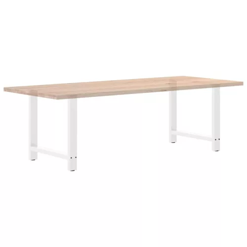  2 db fehér étkezőasztal láb 70 x (72-73) cm acél