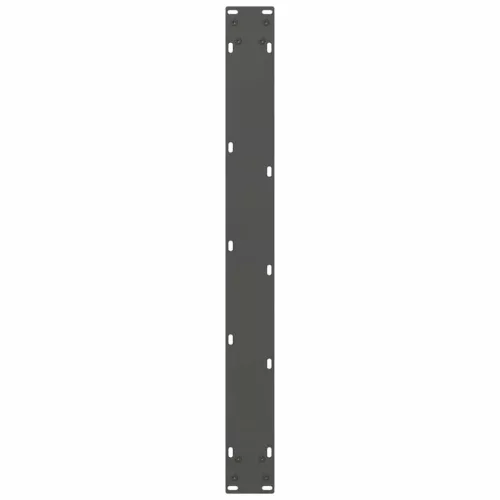  2 db antracitszürke acél étkezőasztalláb 70x(72-73) cm