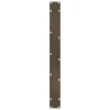  2 db natúr acél étkezőasztal láb 70 x (72-73) cm acél