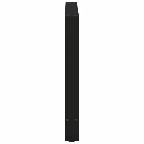  2 db fekete étkezőasztal láb 80 x (72-73) cm acél