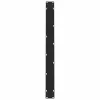  2 db fekete acél étkezőasztal láb 90 x (72-73) cm