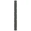  2 db antracitszürke acél étkezőasztalláb 90 x (72-73) cm