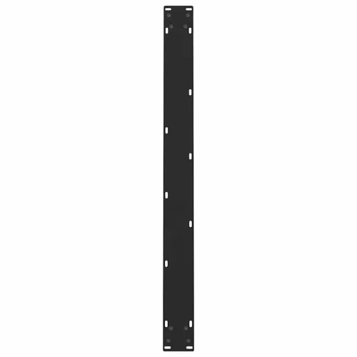  2 db fekete acél étkezőasztal láb 100 x (72-73) cm