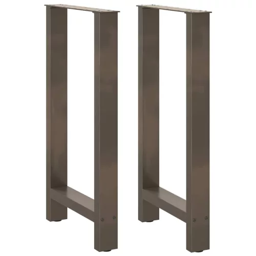  2 db natúr acél bárasztalláb 40x(90-91) cm