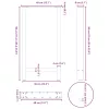  2 db natúr acél bárasztalláb 40x(90-91) cm