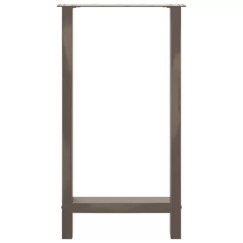  2 db natúr acél bárasztalláb 50x(90-91) cm