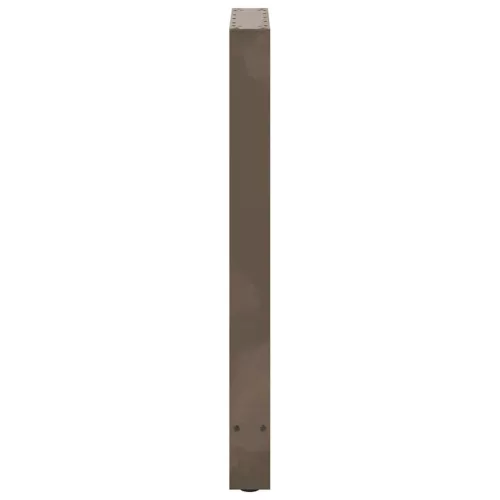  2 db natúr acél bárasztalláb 50x(90-91) cm