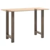  2 db natúr acél bárasztalláb 50x(90-91) cm